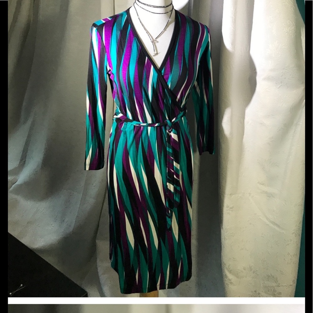 Calvin Klein MockWrap Dress Size 4